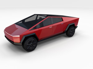 tesla cybertruck pack Modelo 3D