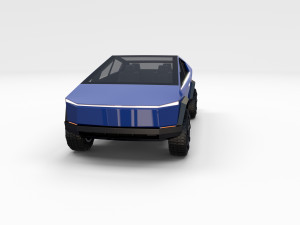 tesla cybertruck pack Modelo 3D