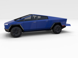 tesla cybertruck pack Modelo 3D