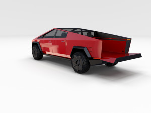 tesla cybertruck pack Modelo 3D