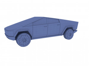 tesla cybertruck pack Modelo 3D