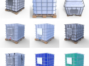 ibc container pack Modello 3D