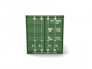 20ft shipping container double side open 3D Model