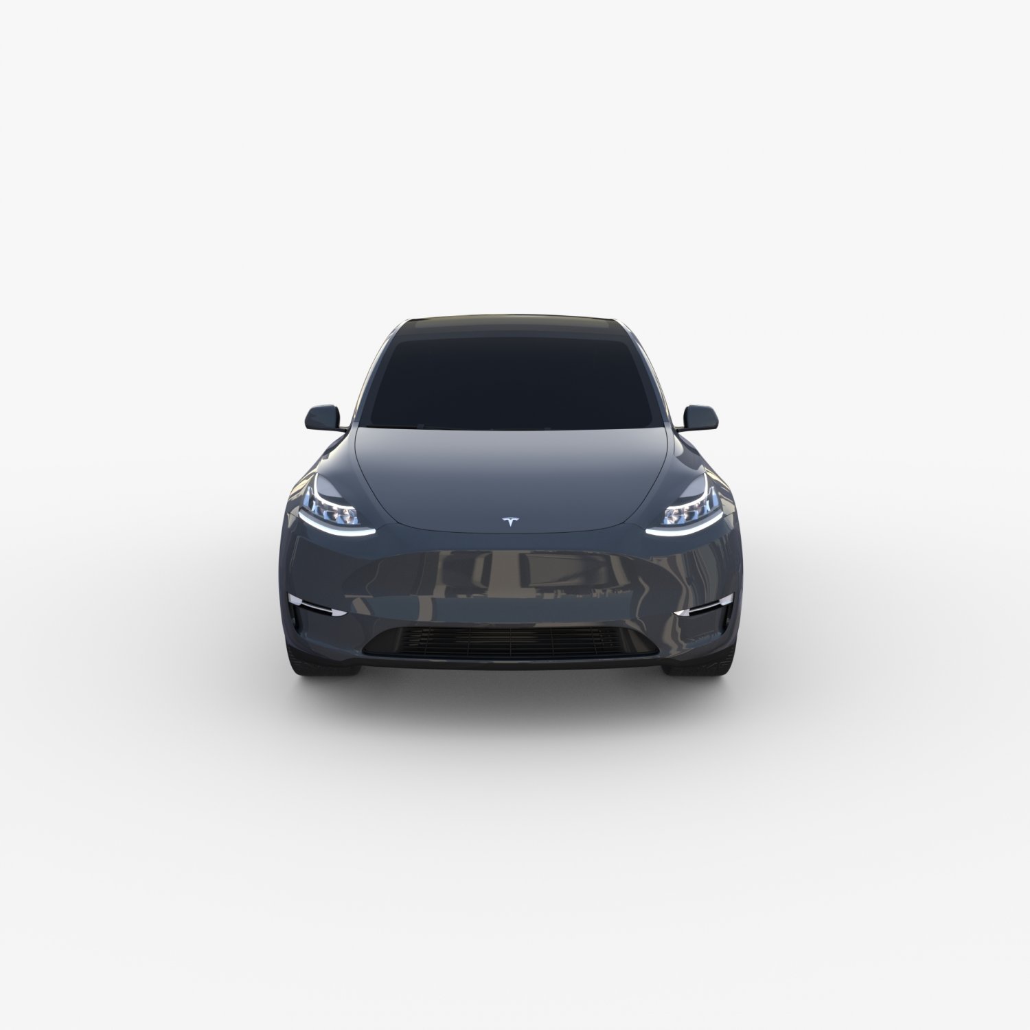 Tesla Model Y Midnight Silver 3d Model In Sedan 3dexport