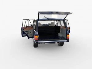 Range Rover Classic с салоном с правым рулем 3D Модель