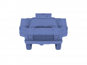 range rover classic with interior rhd 3D Model