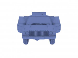 Range Rover Classic с салоном с правым рулем 3D Модель