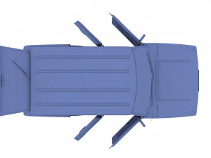 Range Rover Classic с салоном с правым рулем 3D Модель