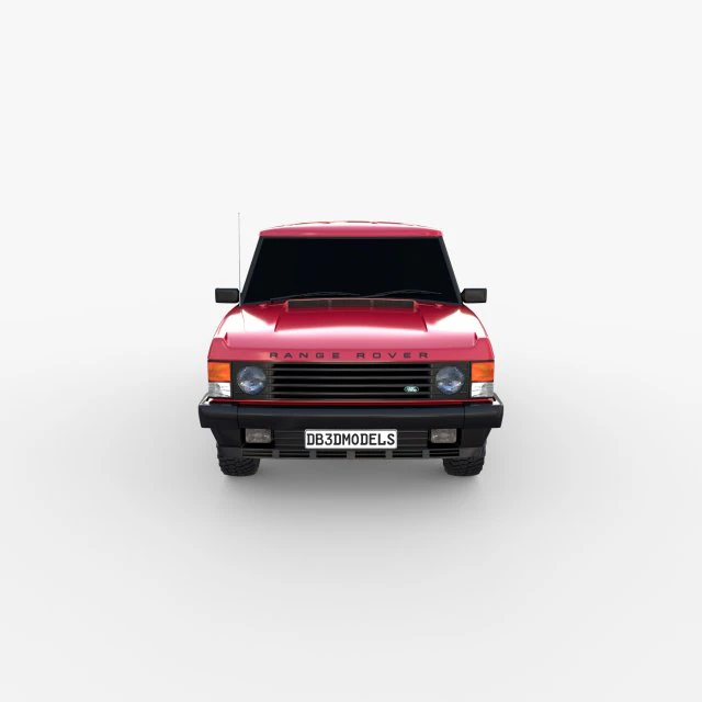 Range Rover Classic с правым рулем v2 3D Модель .c4d .max .obj .3ds .fbx .stl .blend