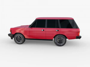 Range Rover Classic с правым рулем v2 3D Модель