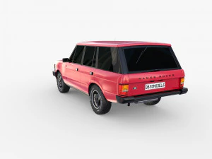 Range Rover Classic с правым рулем v2 3D Модель