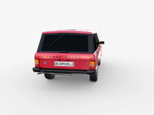 Range Rover Classic с правым рулем v2 3D Модель