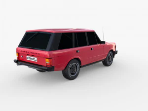 Range Rover Classic с правым рулем v2 3D Модель