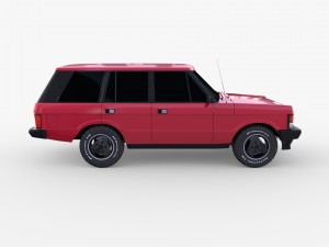 range rover classic rhd v2 Model 3D