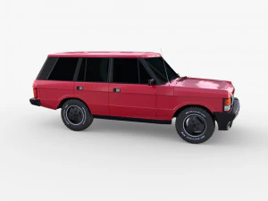 Range Rover Classic с правым рулем v2 3D Модель