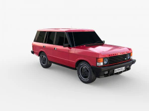 Range Rover Classic с правым рулем v2 3D Модель