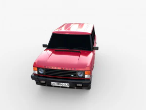 Range Rover Classic с правым рулем v2 3D Модель