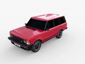 Range Rover Classic с правым рулем v2 3D Модель