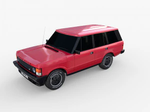 Range Rover Classic с правым рулем v2 3D Модель