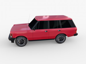 range rover classic rhd v2 Model 3D
