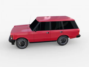 Range Rover Classic с правым рулем v2 3D Модель