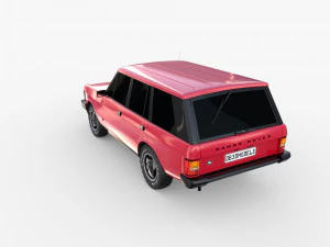Range Rover Classic с правым рулем v2 3D Модель
