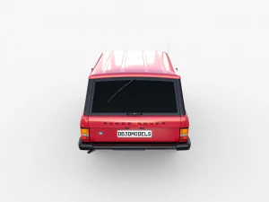 Range Rover Classic с правым рулем v2 3D Модель