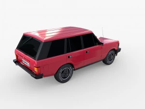 Range Rover Classic с правым рулем v2 3D Модель