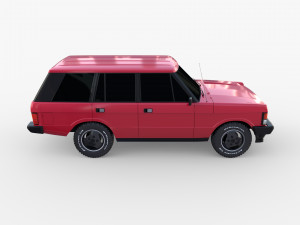 range rover classic rhd v2 Model 3D