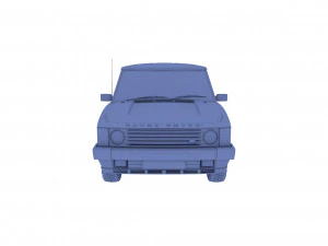 Range Rover Classic с правым рулем v2 3D Модель
