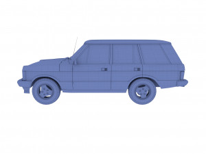 range rover classic rhd v2 Model 3D