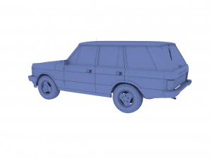 Range Rover Classic с правым рулем v2 3D Модель