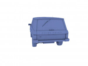 Range Rover Classic с правым рулем v2 3D Модель