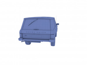 range rover classic rhd v2 Model 3D