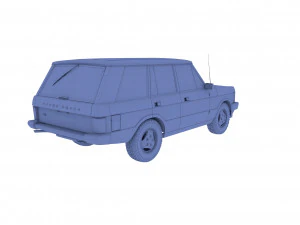 Range Rover Classic с правым рулем v2 3D Модель