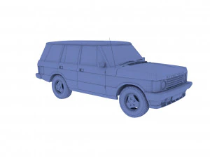 Range Rover Classic с правым рулем v2 3D Модель