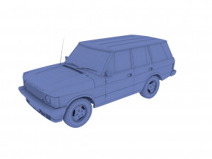 range rover classic rhd v2 Model 3D