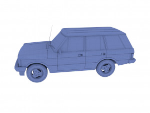 range rover classic rhd v2 Model 3D
