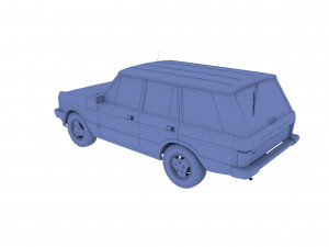 range rover classic rhd v2 Model 3D