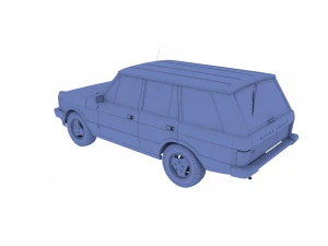 Range Rover Classic с правым рулем v2 3D Модель