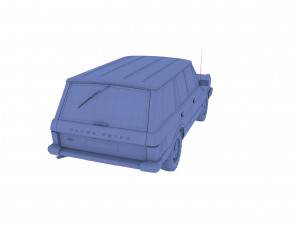 range rover classic rhd v2 Model 3D