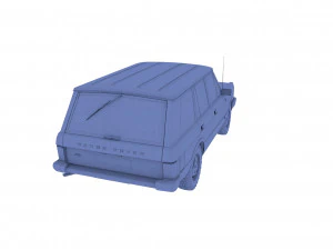 Range Rover Classic с правым рулем v2 3D Модель