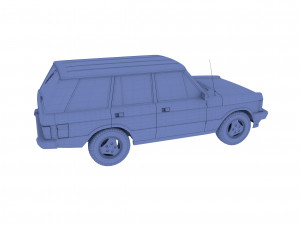 range rover classic rhd v2 Model 3D