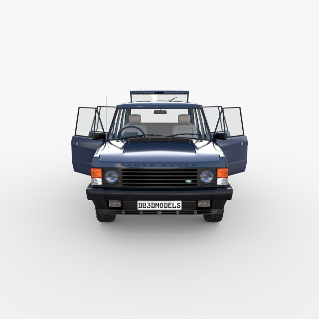 range rover classic with interior rhd v2 3D मॉडल .c4d .max .obj .3ds .fbx .stl .blend 