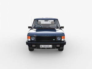 range rover classic with interior rhd v2 3D मॉडल