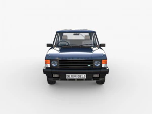 range rover classic with interior rhd v2 3D Model