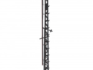 railway semaphore 2 Model 3D