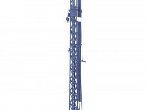 railway semaphore 2 Model 3D