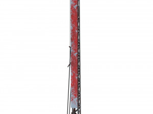 railway semaphore 2 weathered 3D Model