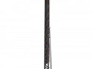 railway semaphore 2 weathered 3D Model